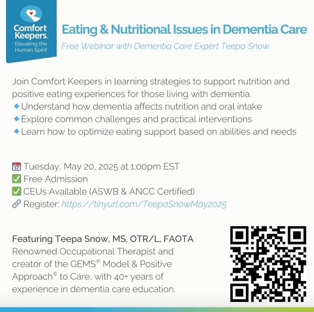 Eating & Nutritional Issues in Dementia Care